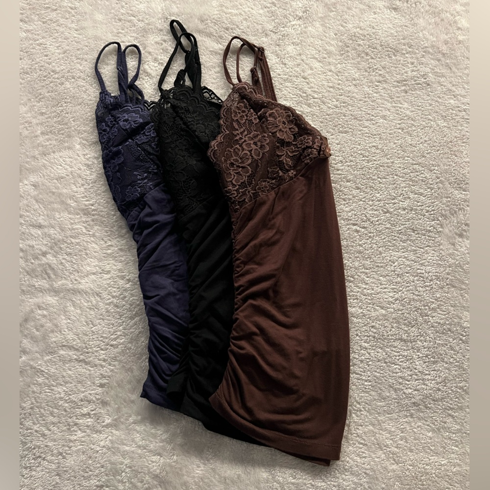 3 pack cute tank tops